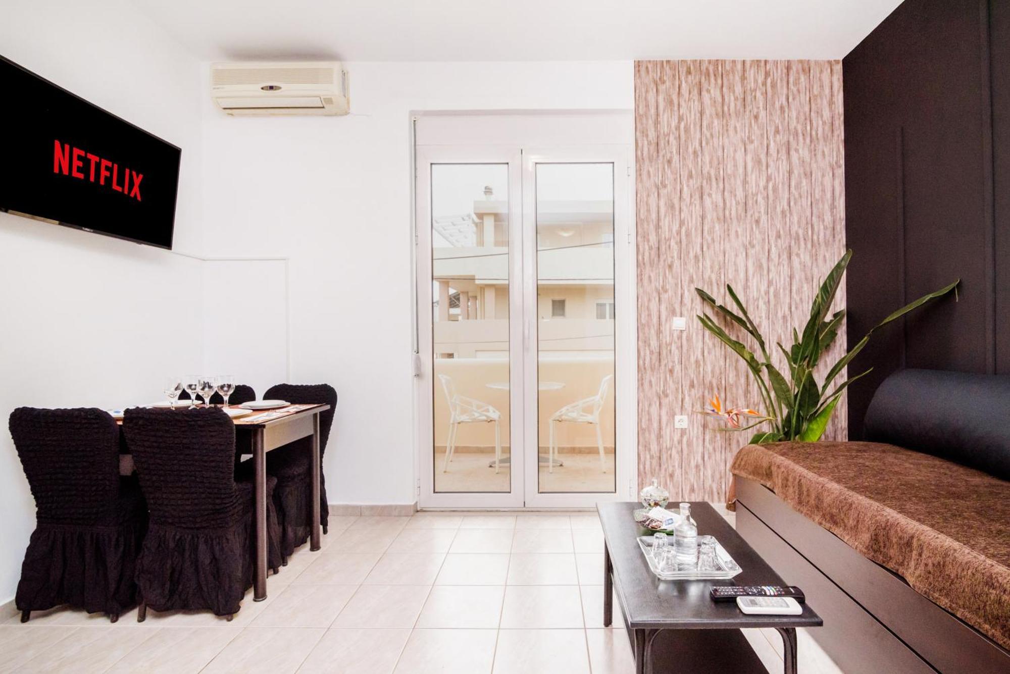 Pearl Seaside Luxury Apartments 2 干尼亞 外观 照片